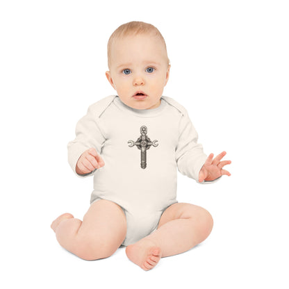 CruciFix Organic Long-Sleeve Onesie