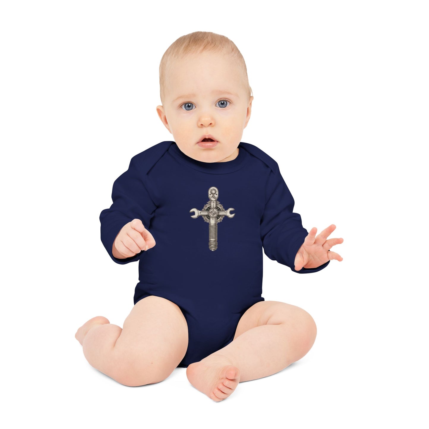 CruciFix Organic Long-Sleeve Onesie