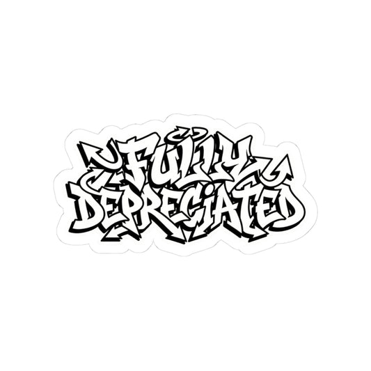 Graffiti Depreciated Sticker